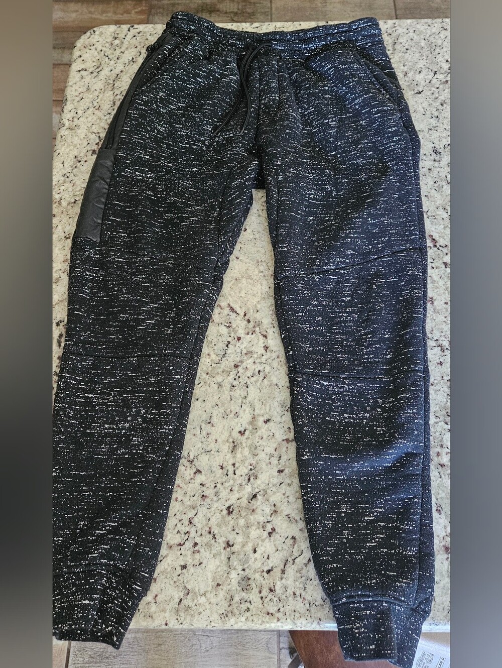 Rue21 Black Speckled Jogger Pants